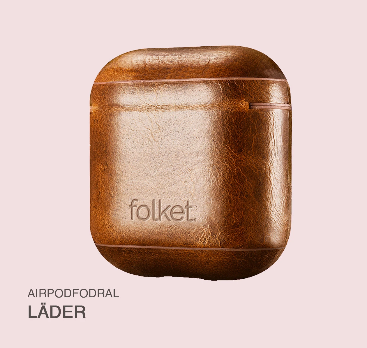 airpod läder brun